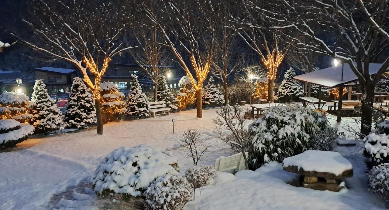 Chamjoeun Pension Chechon Bagian luar foto